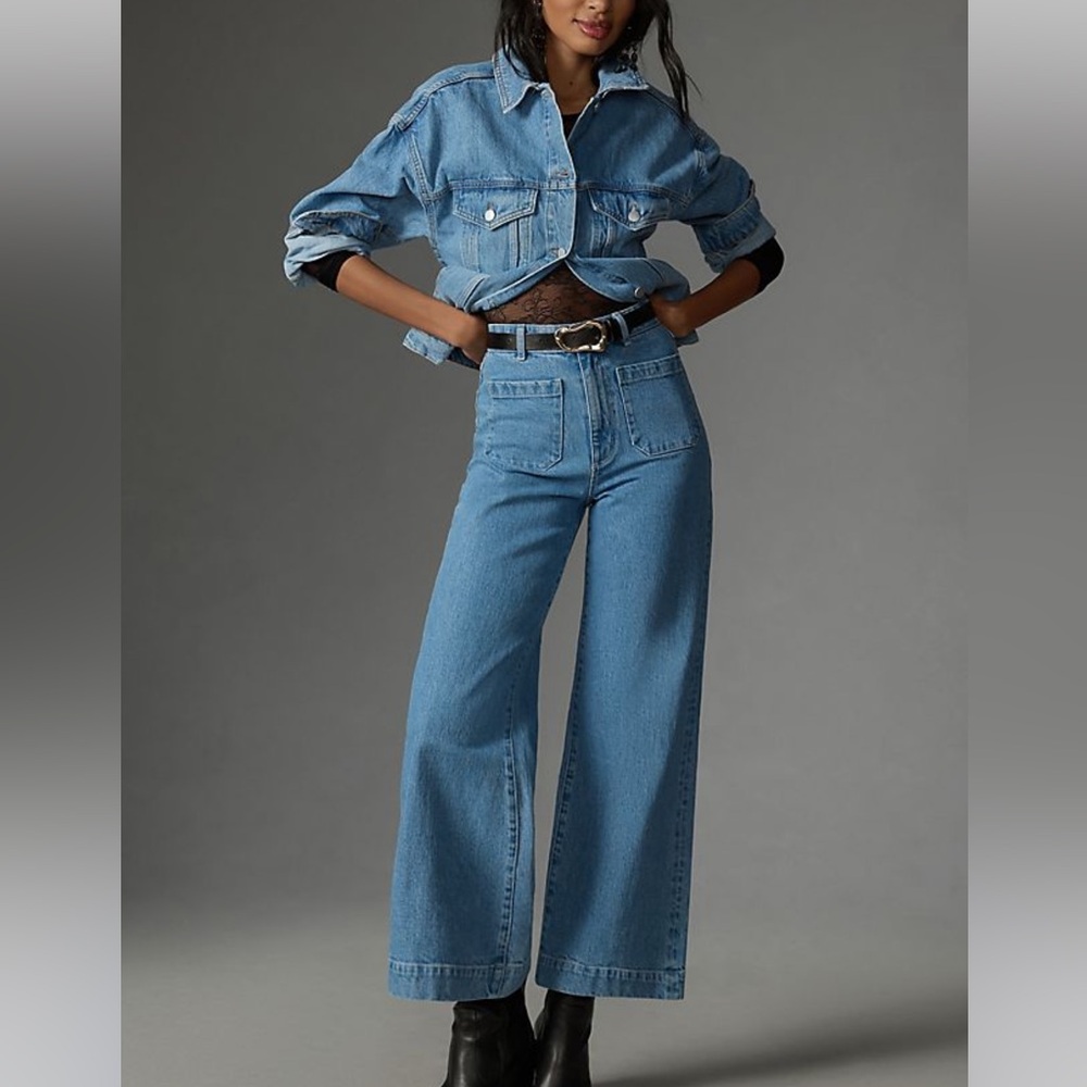 Rolla’s High Rise Wide Leg Jeans Size 27